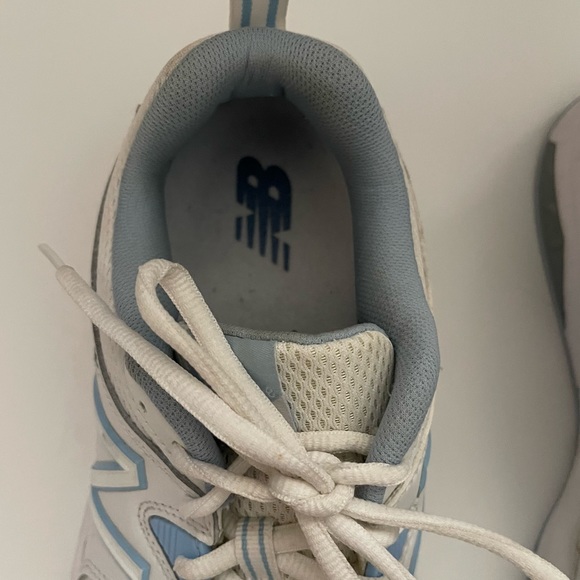 New Balance 857 Cross Trainer Low Top Tennis Shoes White/Baby Blue - size 9 - Picture 9 of 11